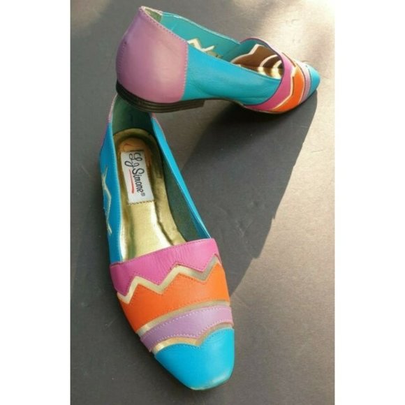 L J Simone Flat Shoes Morocco Vintage Size 8 - Picture 8 of 12